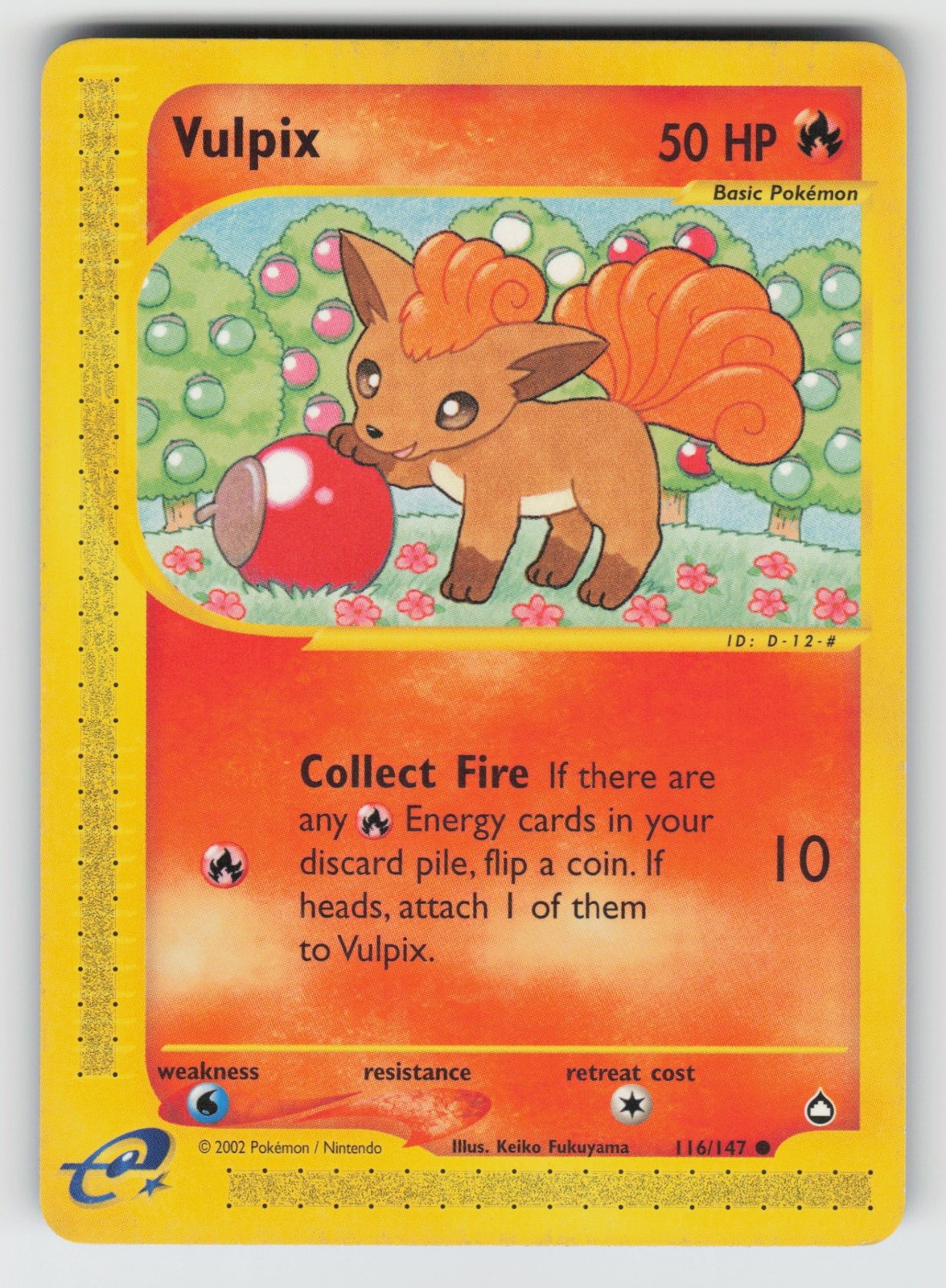 Vulpix 116/147 - Aquapolis - Pokemon EN TCG - NM