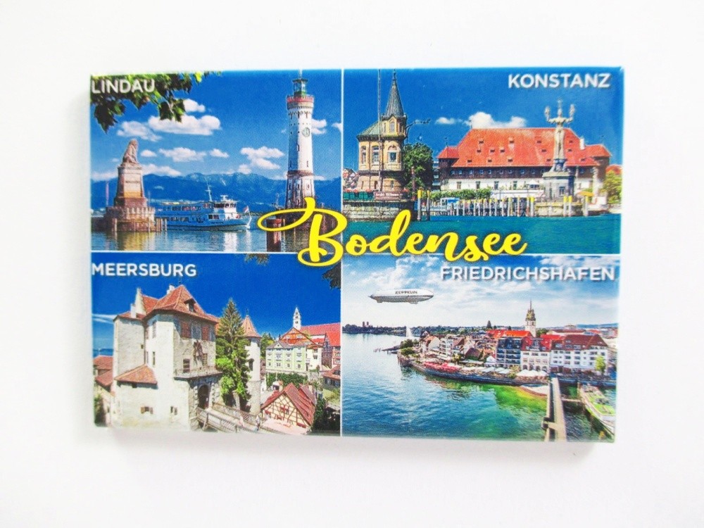 Lake Constance magnet photo souvenir Meersburg Friedrichshafen Constance...