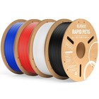 Lot de filament PETG rapide ELEGOO 1,75 mm - bleu, rouge, noir, blanc