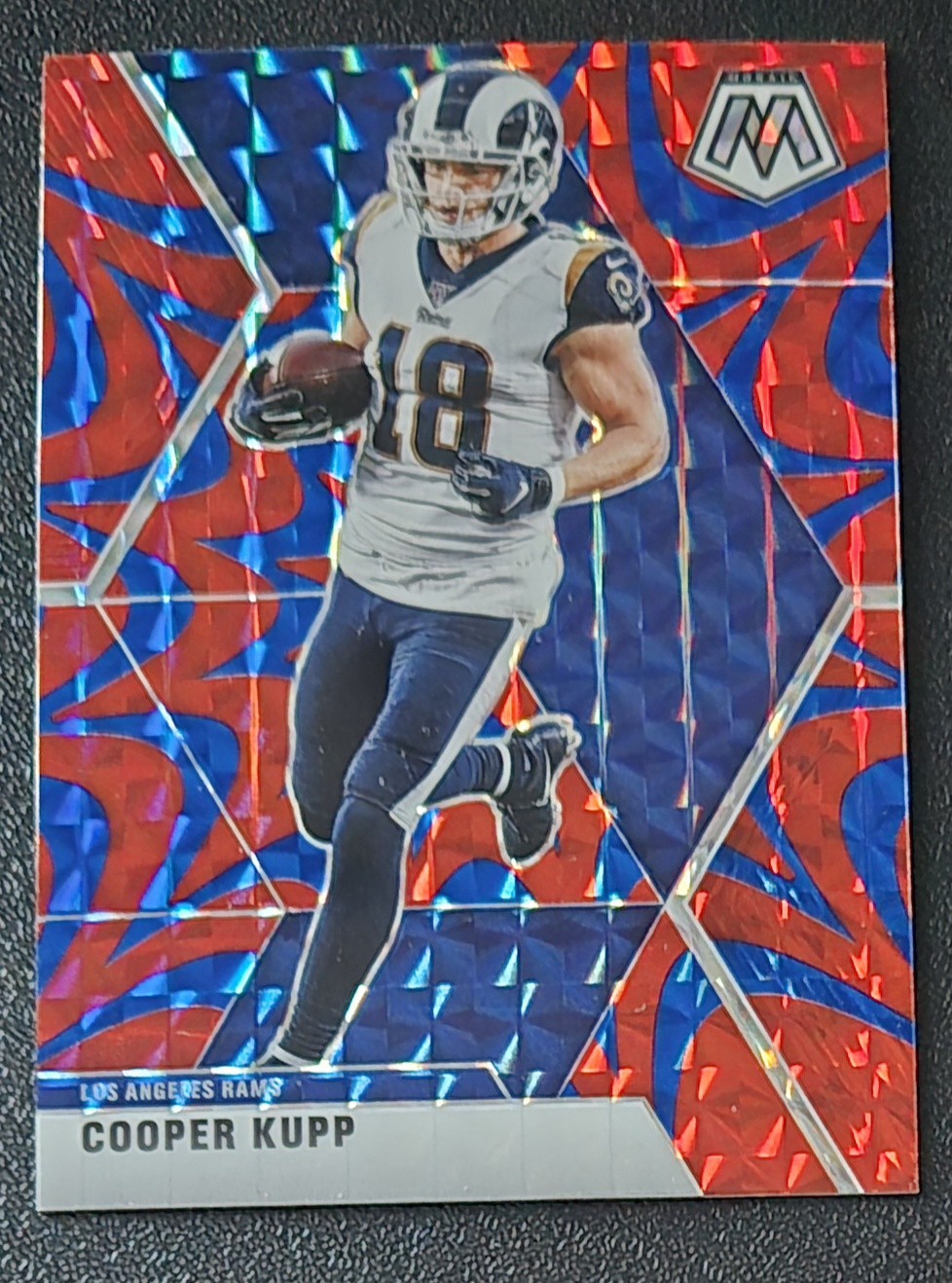 2020 Panini Mosaic Reactive Blue Prizm #116 Cooper Kupp 