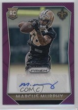2015 Panini Prizm Rookie Signatures Violet Prizm Marcus Murphy #RS-MA Auto 2r5