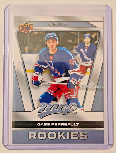 New York Rangers Gabe Perreault Rookie Checklist 2025-26 MVP