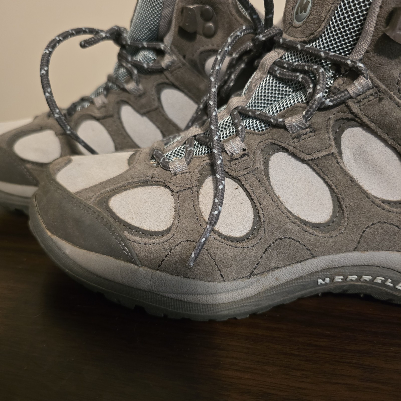 Merrell scarpe da donna impermeabili performanti taglia 7 5 Castle Rock blu nuvola