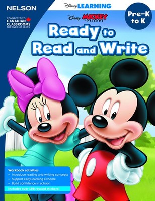 Disney Learning Ready To Read And Write Pre-K/K Workbook - paperback Walt Di...