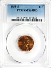 1955-S Lincoln Cent PCGS MS65 RD #GA6-48