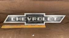 Vintage Large Chevy Bowtie Emblem Badge 18 Oem Metal Trim Grill Tailgate Vintage Large Chevy Bowtie Emblem Badge 18 Oem Metal Trim Grill Tailgate