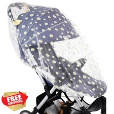 Sucrain Daisy Print Baby Mosquito Net for Stroller,Car Seat,Bassinets,Cradles...