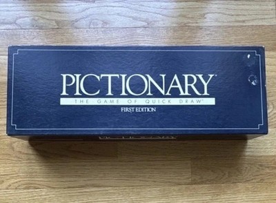 Pictionary First Edition Classic Drawing Board Game COMPLETE