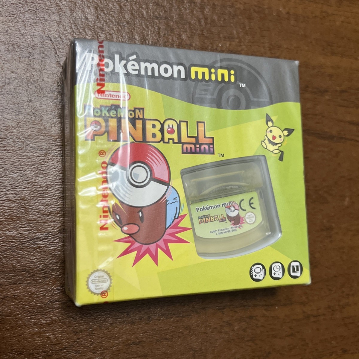 Pokemon Mini Pinball Sealed Nintendo PAL Red Strip Rare 2002