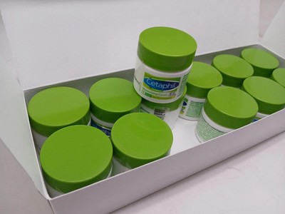 12 pk Cetaphil Moisturizing Cream Body Very Dry Sensitive Skin- 1 oz Travel Size