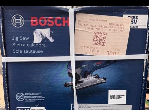 Bosch GST18V-50N 18V Top Handle Jig Saw - Bare Tool