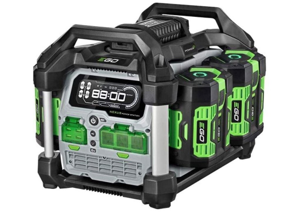 Портативная электростанция Ego Power Nexus мощностью 3000 Вт на 4 литий-ионных батареях емкостью 50 Ач с 4 аккумуляторами 326590₽