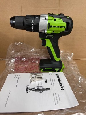 Greenworks 24V Brushless 1/2'' Hammer Drill. Tool Only (No Battery)