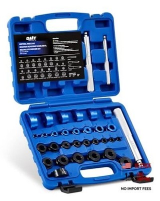 33pc Bearing Press Kit for Vehicles - Bearing Race and Seal Driver Set - Small