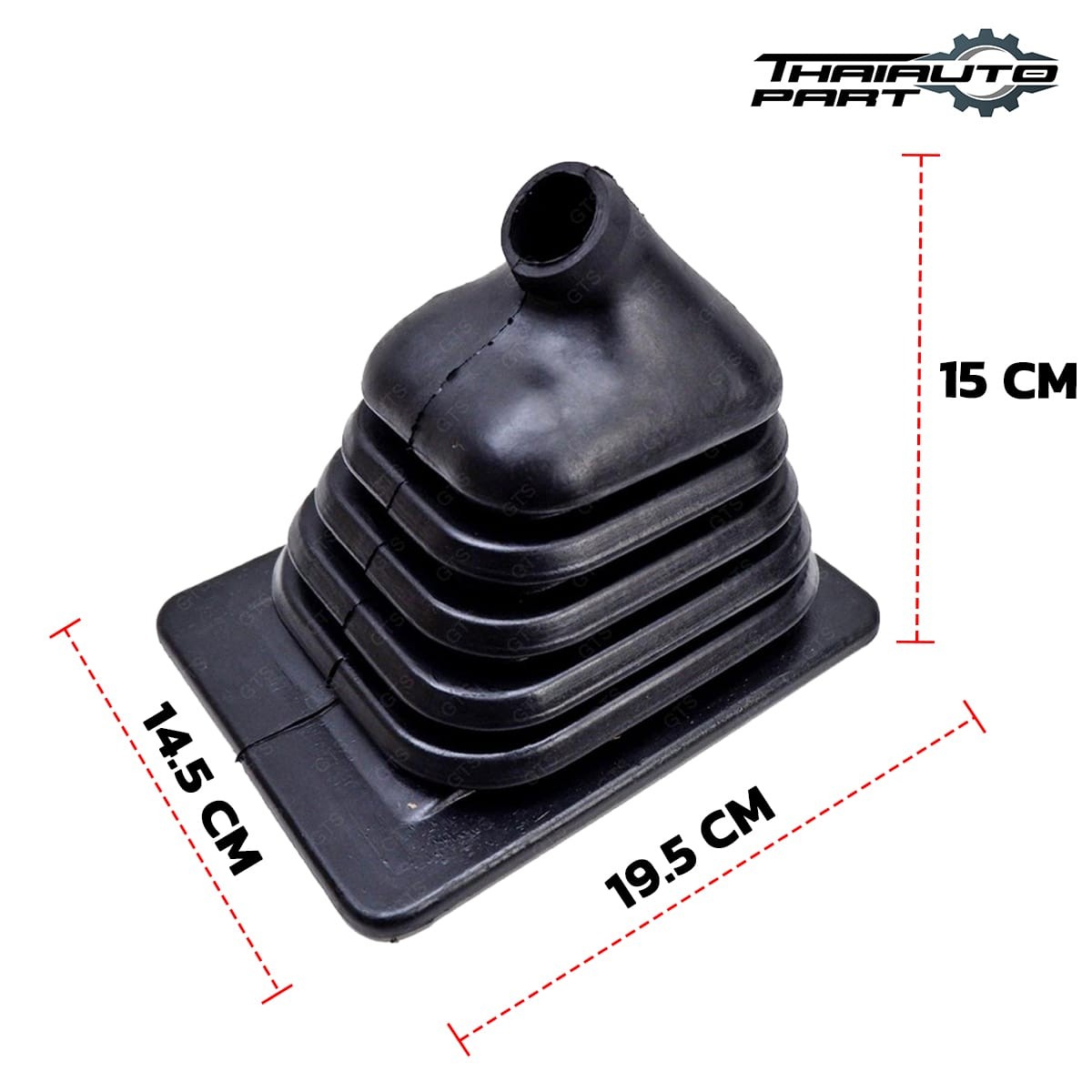 Gear Shift Boot Lever Cover Rubber Black For Toyota Hilux LN56