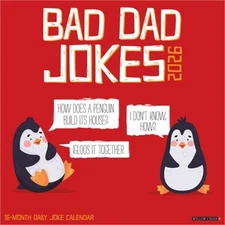 Bad Dad Jokes 2026 12 X 12 Wall Calendar (Bookbook - Detail Unspecified)