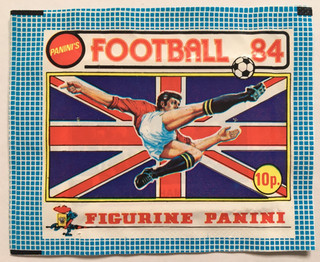 Panini UK Football 84 Football Sticker Packet x1 (Sealed) EXCELLENT
