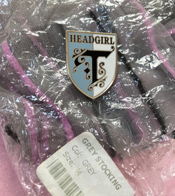 Agent Provocateur school mistress 34B bra briefs stockings SET vintage badge