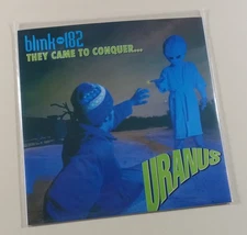 BLINK 182 They Came To Conquer Uranus MILKY CLEAR COLOR Vinyl 7” Record NEW MINT