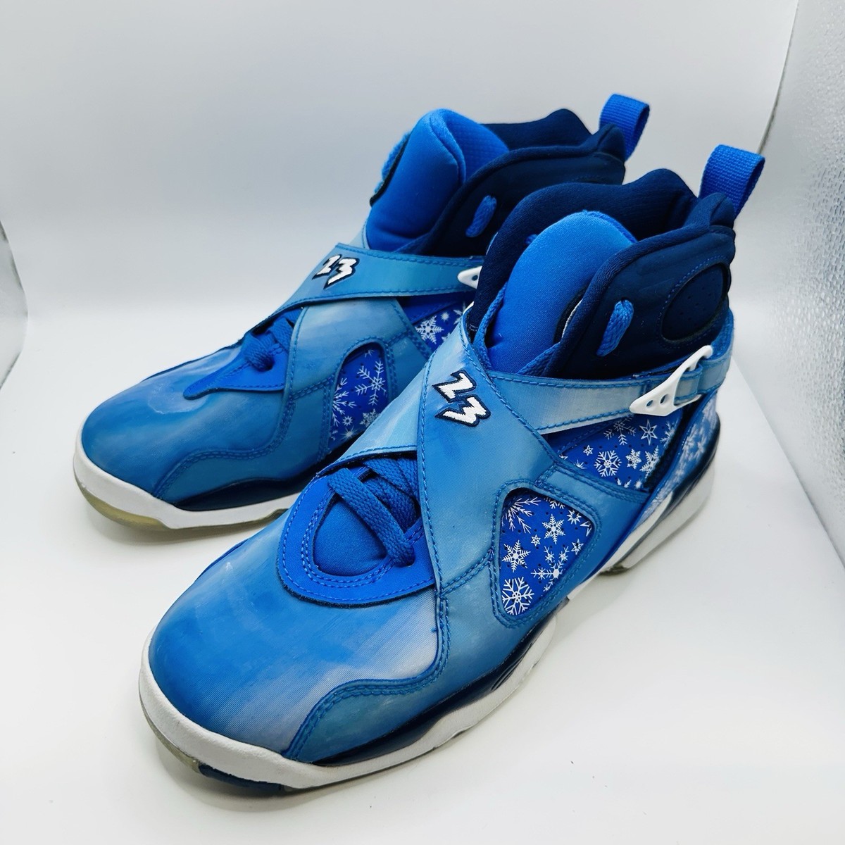 Size 6.5 (GS) - Jordan 8 Retro Mid Snowflake for sale online | eBay