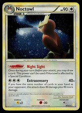 Pokemon Card - Noctowl HeartGold & SoulSilver 8/123 Holo Rare on eBay