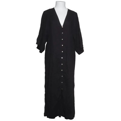 Lindex, Blusenkleid, Größe: S, Schwarz, Leinen/Viskose, Damen #f1Z