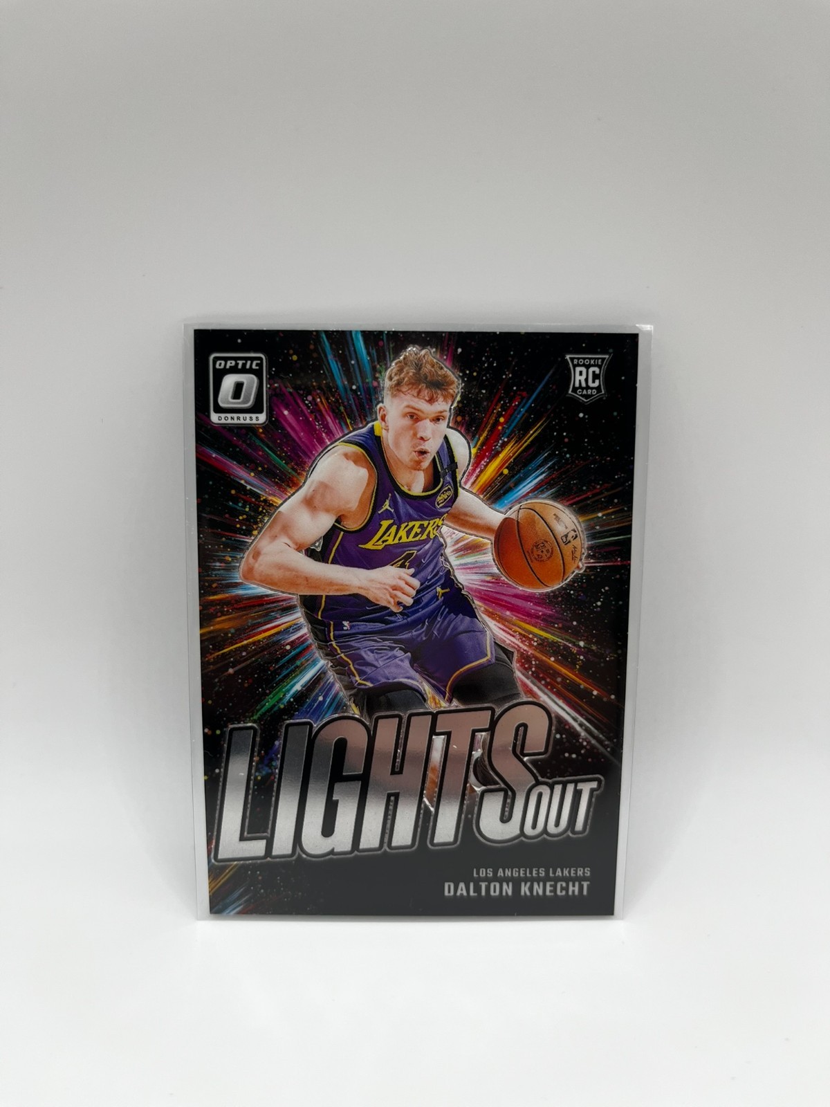 2024-25 Donruss Optic - Lights Out Holo - Dalton Knecht - Lakers - RC