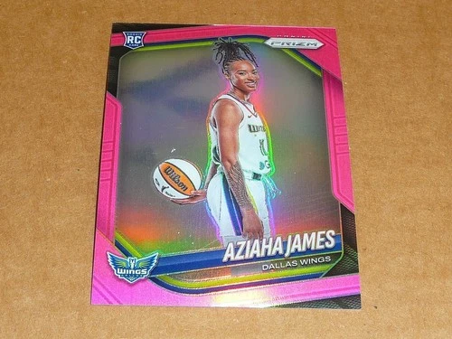 2025 Panini Prizm WNBA AZIAHA JAMES PINK PRIZM 53/175 #141