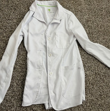 The White Coat by Healing Hands Women's Medical Lab Coat Jacket White Size S