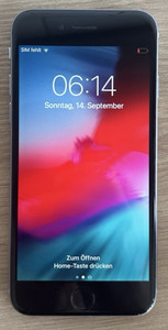 Apple iPhone 6 - 64GB - Space Grey A1586 - 96% Batt. Kapazität - gebraucht
