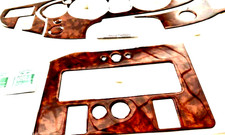 For Mgb Mgc 1968 - 1971 Primium New Style Set Interior Wood Carbon Dash Trim Kit