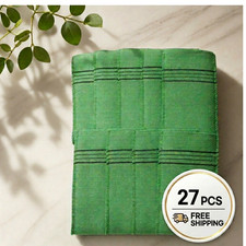 27pcs Bulk Korean Exfoliating Washcloth Italy Towel 3 Packs K-Beauty Scrub Mitt
