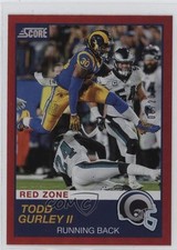 2019 Score Red Zone 6/20 Todd Gurley II #296 2qw