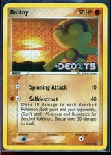 BALTOY 53/107 COMMON Deoxys Pokemon Reverse Holo STAMPED MP-