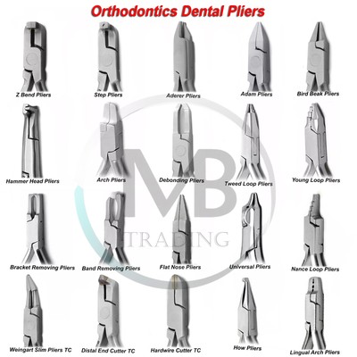 Orthodontic Braces Arch Wire Bending Loop Forming Utility Pliers Dental Tools CE