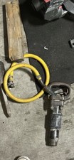 Pneumatic Demolition Hammer with Yellow Hose Heavy Duty Industrial Tool