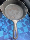 Vintage Griswold No 5 Cast Iron Skillet 724 K Small Block Logo SBL - NO WOBBLE