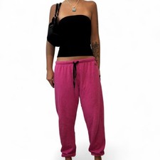 Vintage Victoria's Secret pink low waist sweatpants joggers Sz XS