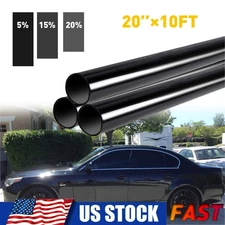 10F Uncut Roll Window Tint Film 5% VLT 15% 25% Car Home Office Glass Tool NEW