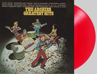THE ARCHIES - THE ARCHIES' GREATEST HITS - LP - RED VINYL - RARE - LTD ED - NEW!