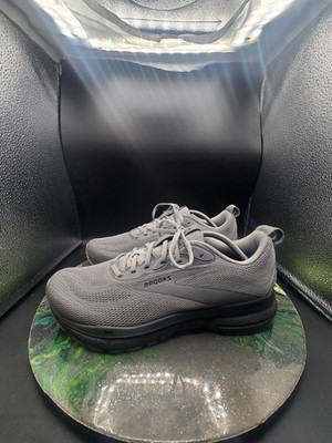 Brooks Trace 4 Men's Gray Black Ebony Low Top Mesh Lace Up Sneaker 110452