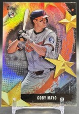 2025 Topps Series 1 Celebration #SMLB-23 Coby Mayo Orioles Stars of MLB Rookie