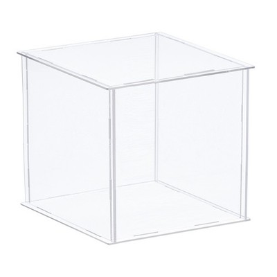 Acrylic display case plastic dust box showcase 26x26x25.5cm