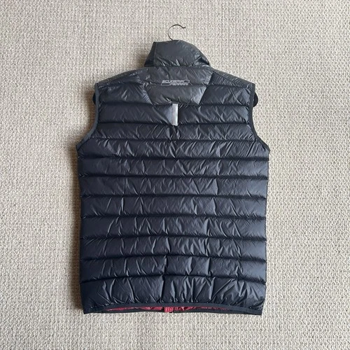 Official Scuderia Ferrari Black Red Down Jacket Vest Men’s Size S image 3