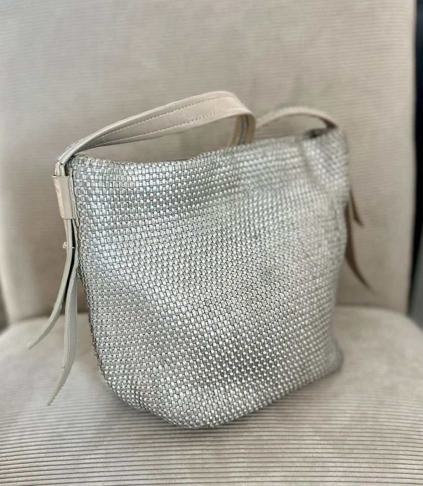 COLE HAAN Bethany Weave Medium Crossbody - color maple sugar Size: 12 X 9 - Image 2 of 4