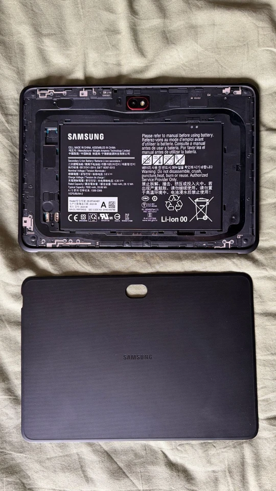 SM-T636B Samsung Galaxy Tab Active 4 Pro 5G / 128GB / 6GB RAM Black Tablet - Bild 4 von 4