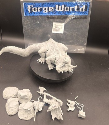 Forgeworld Chaos TAMURKHAN On Toad Dragon Warhammer TOW Nurgle 