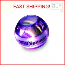 Auto-Start NSD Rainbow Lit Spinner Gyro Ball – Up to 15,000 RPM Premium hand str