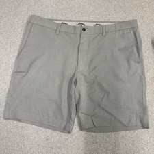 Callaway Men's Golf Shorts Performance Stretch Flat Front Gray Size 38