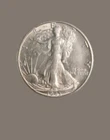 United States Half Dollar Walking Liberty. Mint condition in plastic case.